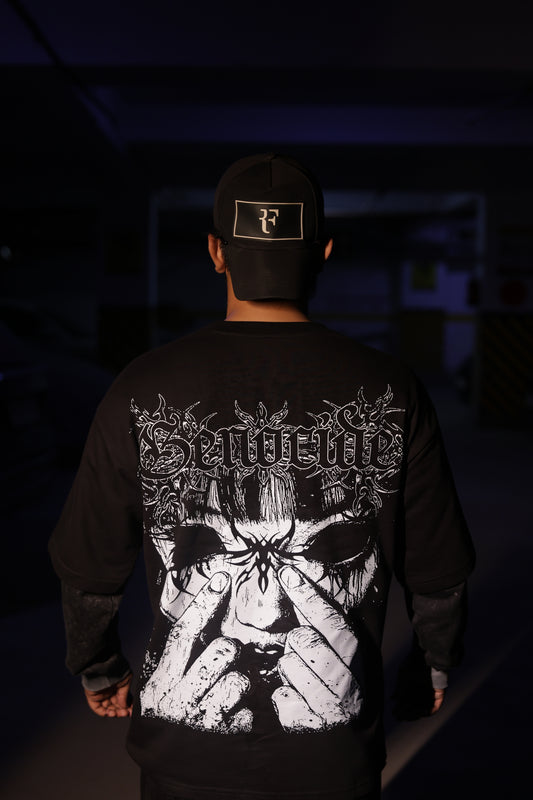 Genocide Curse - Doc Acid Wash Sleeve T-shirt