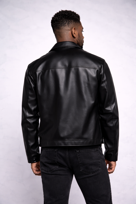 Faux Leather Jacket