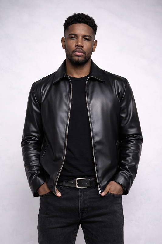 Faux Leather Jacket