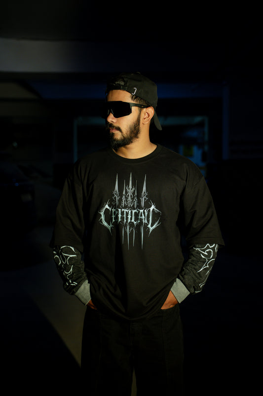 Kaiju No. 8 Critical - Doc Acid Wash Sleeve T-shirt
